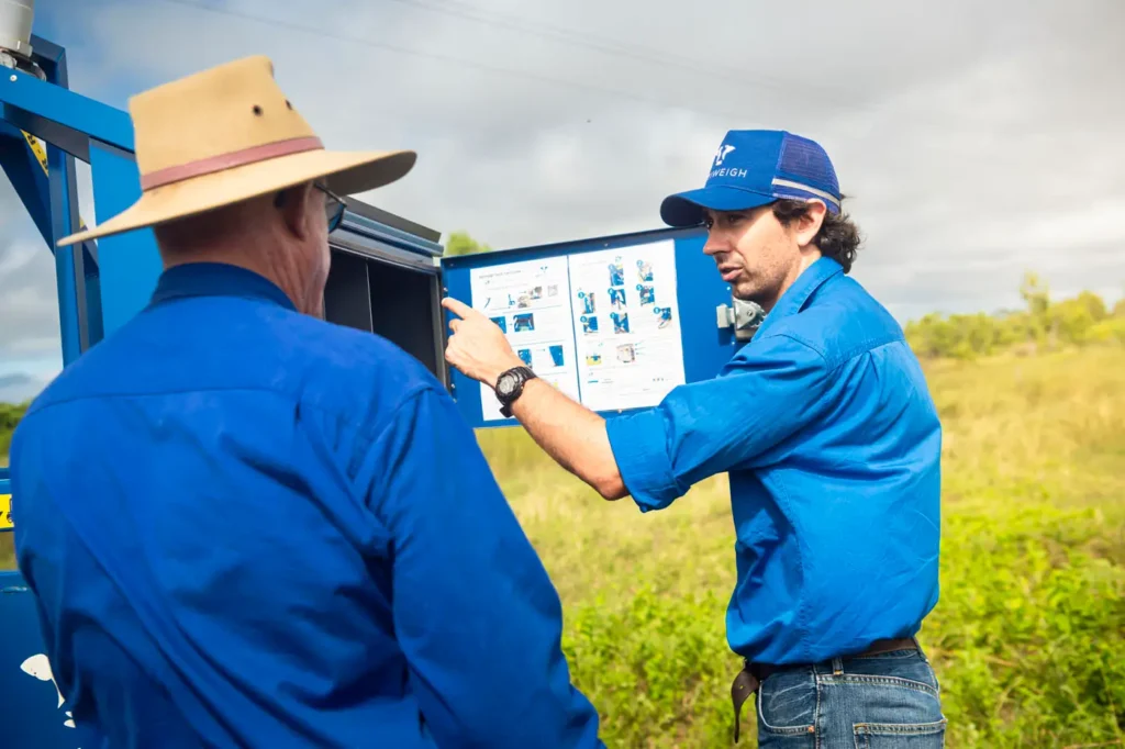 Optiweigh livestock weighing platform